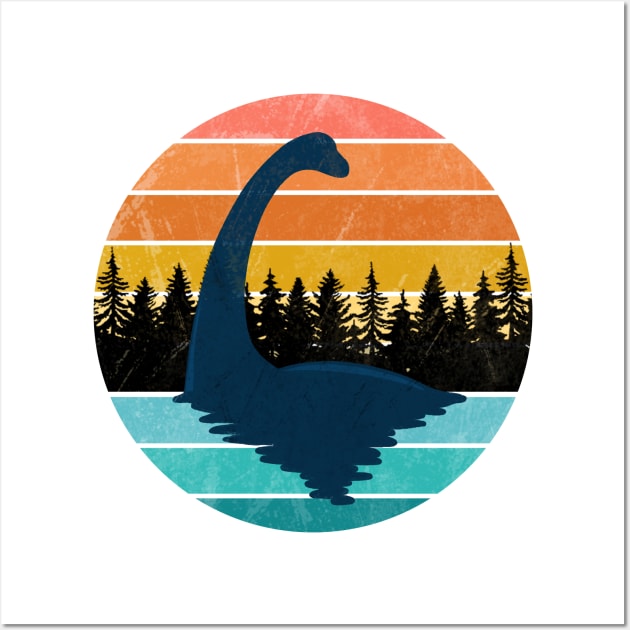 Loch Ness Monster Wall Art by valentinahramov